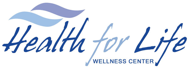 Health For Life Wellness Center Logo. Chiropractor Office Logo.