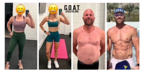 before and after weight loss transformation