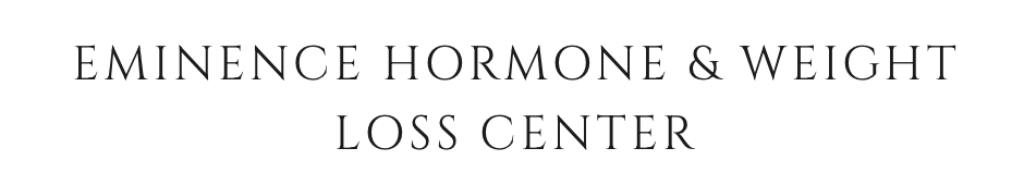 Text 'EMINENCE HORMONE & WEIGHT LOSS CENTER' on a white background